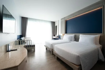 Camera Deluxe doppia con letti singoli o matrimoniali e vista giardino — Seabed Grand Hotel Phuket